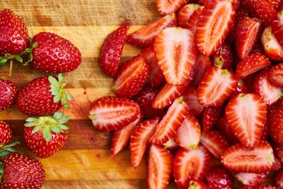 Miam, les bonnes fraises de saison du mois de septembre !