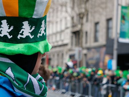 Célébration de la Saint Patrick en Irlande